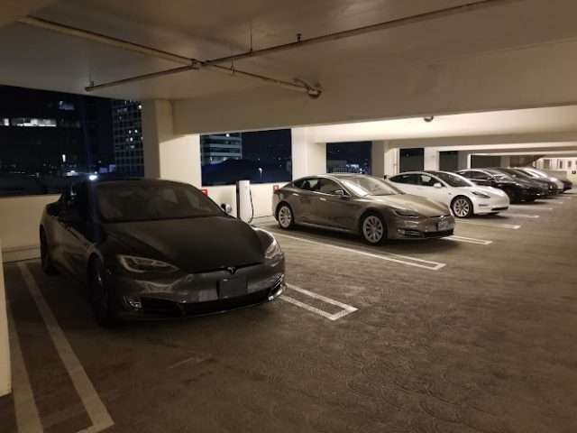 Tesla Supercharger in Glendale California