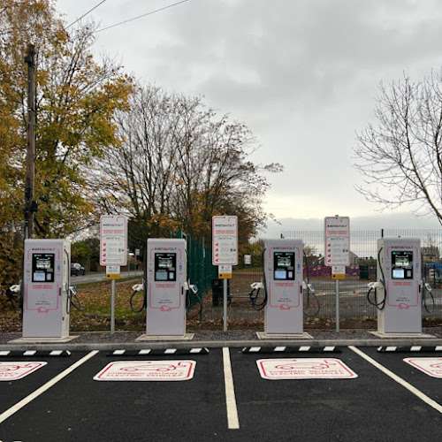 InstaVolt Charging Station EV Charging Station at Mile House