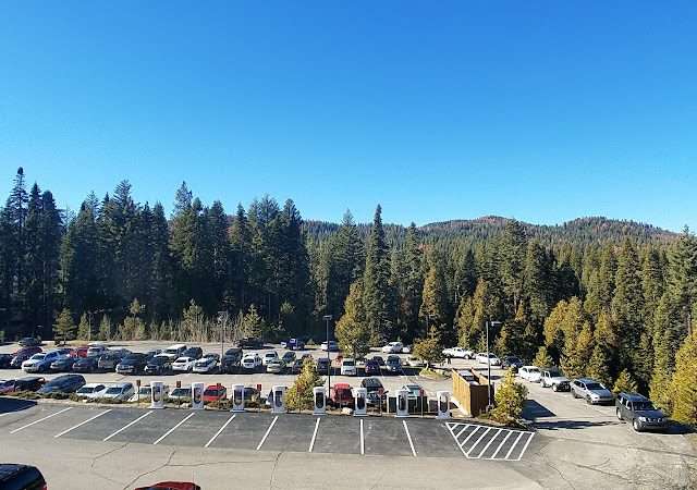 Tesla Supercharger in Fish Camp California