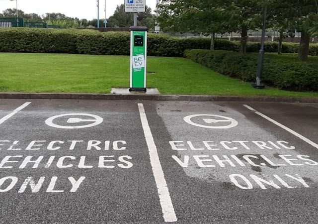 Be.EV Charging Station in Manchester United Kingdom of Great Britain and Northern Ireland