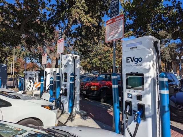 EVgo Charging Station in Sunnyvale California