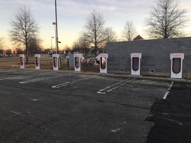Tesla Supercharger in Richmond Virginia