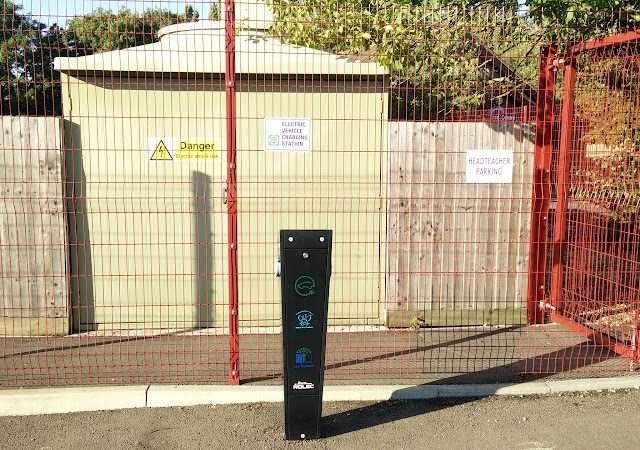Public Charging Station in Boston United Kingdom of Great Britain and Northern Ireland