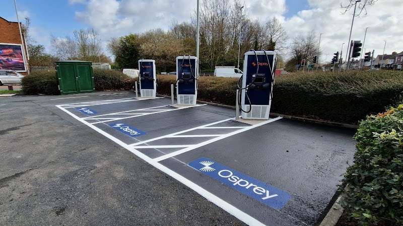 Osprey Charging Station EV Charging Station at Moseley Village