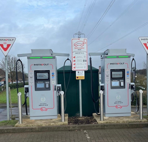 InstaVolt Charging Station in Rotherham United Kingdom of Great Britain and Northern Ireland