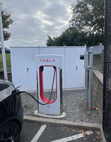 Tesla Supercharger in Newark New Jersey