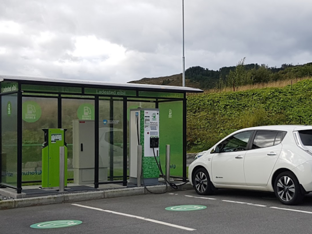 Fortum Charge & Drive Charging Station in Fosnavåg Norway 6091