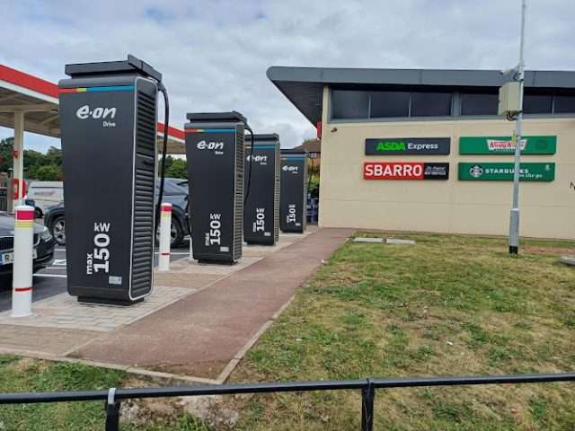 E.ON Drive Charging Station in Birmingham United Kingdom of Great Britain and Northern Ireland