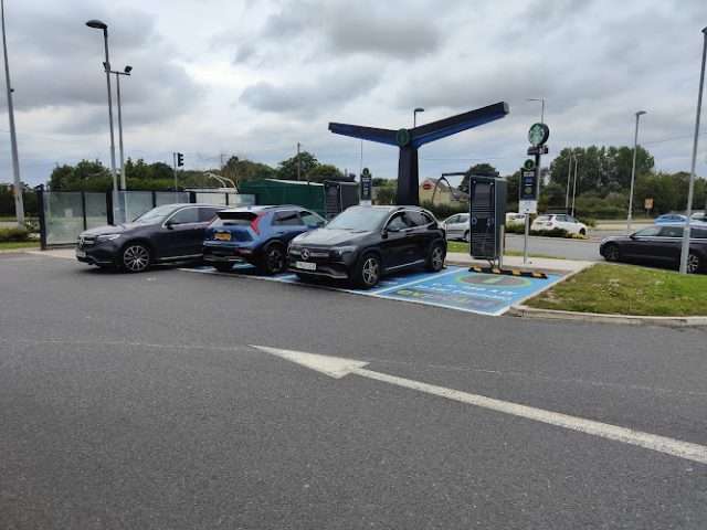 ChargePoint Charging Station in Liverpool United Kingdom of Great Britain and Northern Ireland