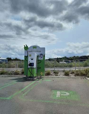 Pod Point Charging Station in Tiverton United Kingdom of Great Britain and Northern Ireland