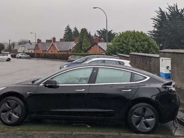 ESB Energy Charging Station in Dungannon United Kingdom of Great Britain and Northern Ireland