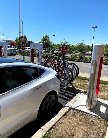 Tesla Supercharger in Wareham Massachusetts