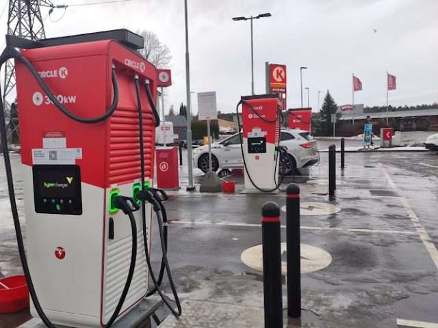 Circle K Charging Station in Tønsberg Norway 3117