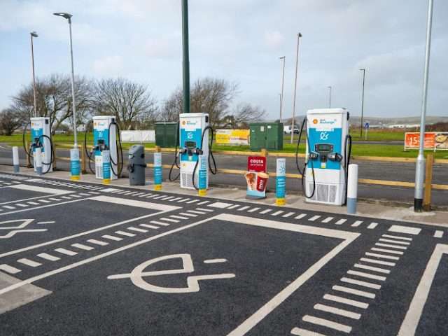 Shell Recharge Charging Station in Shoreham-by-Sea United Kingdom of Great Britain and Northern Ireland