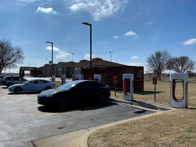 Tesla Supercharger in Weatherford Oklahoma