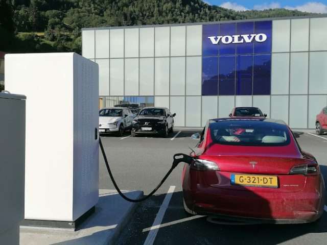 Volvo Charging Station in Sogndal Norway 6857