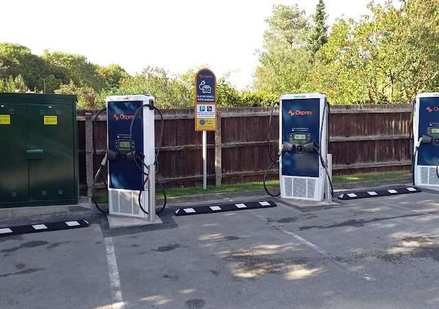 Osprey Charging Station in Shropshire United Kingdom of Great Britain and Northern Ireland