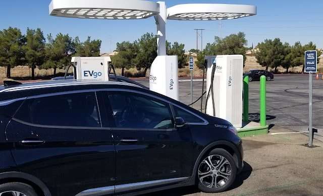EVgo Charging Station in Victorville California