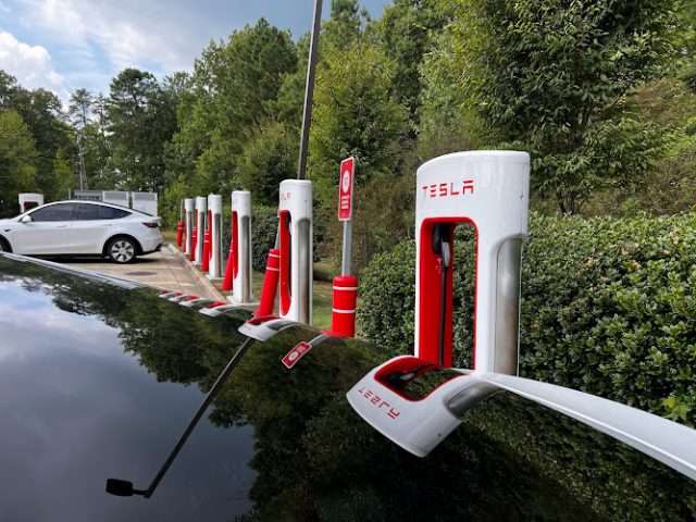 Tesla Supercharger in King George Virginia