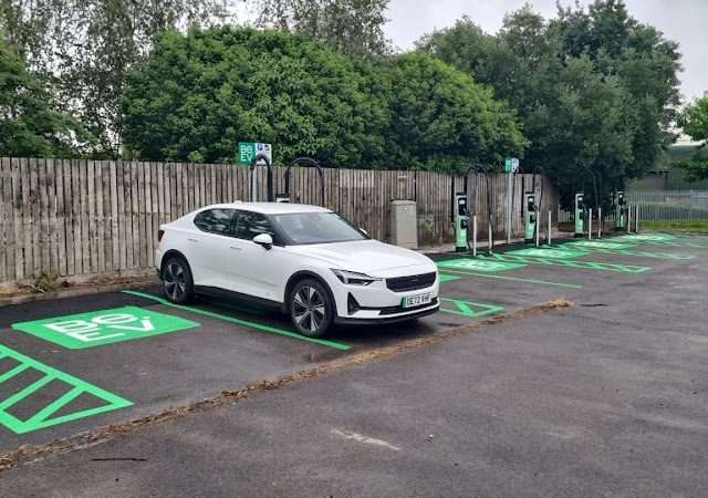 BE.EV Charging Station in Shepton Mallet United Kingdom of Great Britain and Northern Ireland