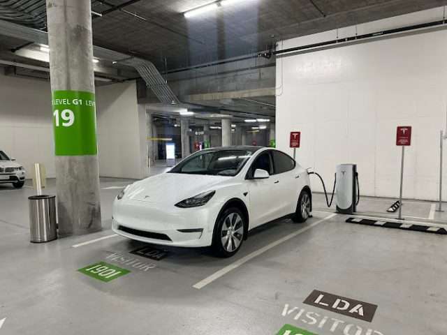 Tesla Supercharger in San Francisco California