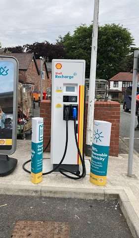 Shell Recharge Charging Station in Knutsford United Kingdom of Great Britain and Northern Ireland