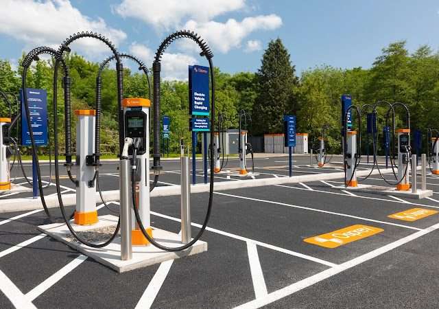 Osprey Charging Station in Buckfastleigh United Kingdom of Great Britain and Northern Ireland