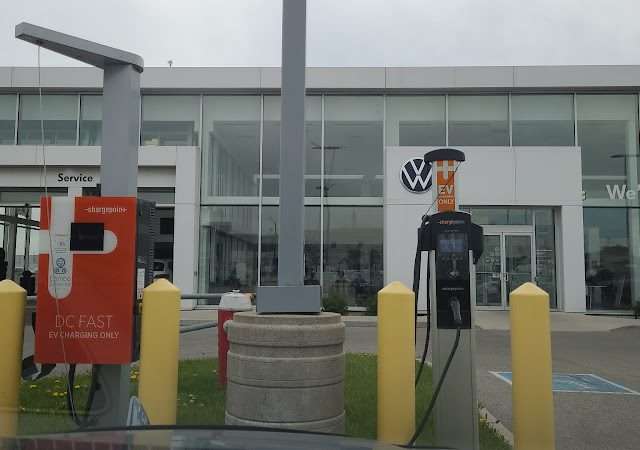 ChargePoint Charging Station in Brampton Ontario Canada
