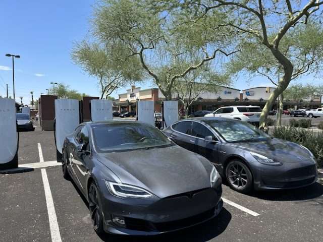Tesla Supercharger in Mesa Arizona