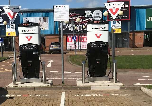 InstaVolt Charging Station in Stockton-on-Tees United Kingdom of Great Britain and Northern Ireland