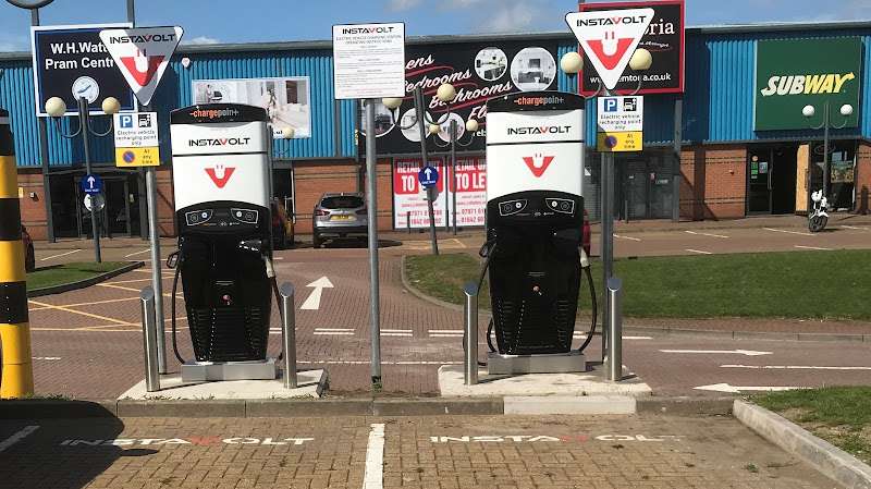 InstaVolt Charging Station EV Charging Station at Collectables Retails Park