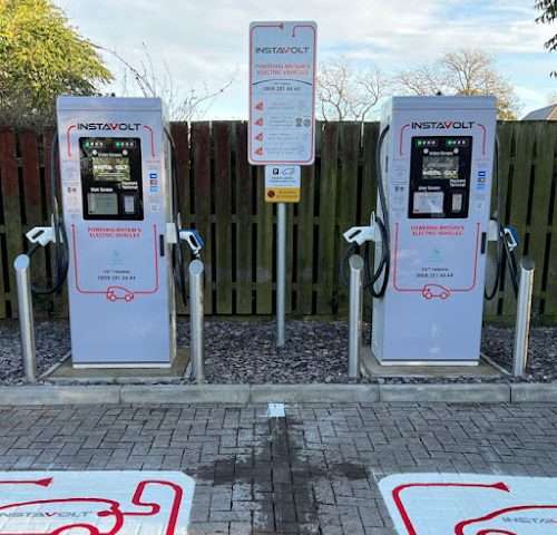 InstaVolt Charging Station in Christchurch United Kingdom of Great Britain and Northern Ireland