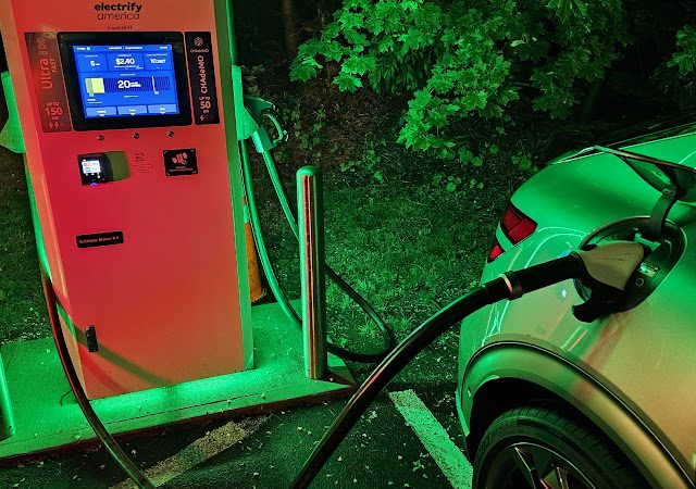 Electrify America Charging Station in New Rochelle New York