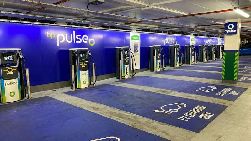 bp pulse Charging Station EV Charging Station at Park Car Park