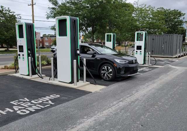 Electrify America Charging Station in Philadelphia Pennsylvania
