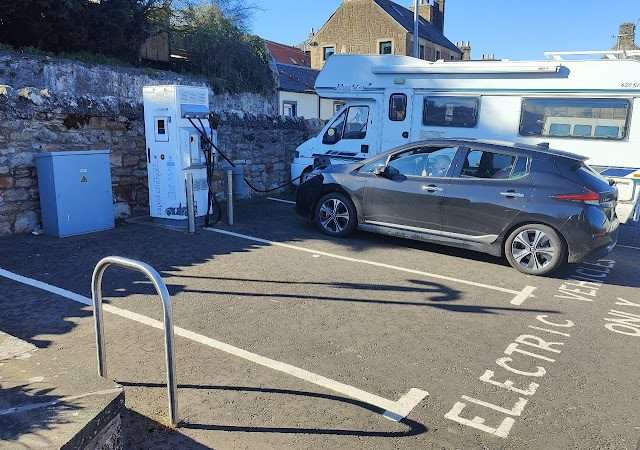 Chargeplace Scotland Charging Station in Eyemouth United Kingdom of Great Britain and Northern Ireland