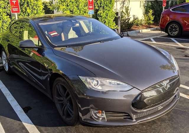 Tesla Supercharger in Downey California