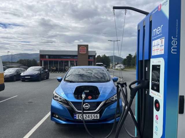 Mer Charging Station in Oppdal Norway 7340