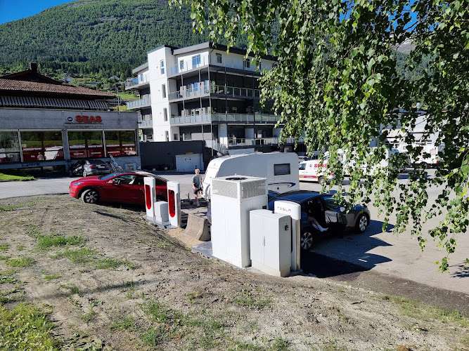 Tesla Supercharger EV Charging Station at Perhusvegen 41