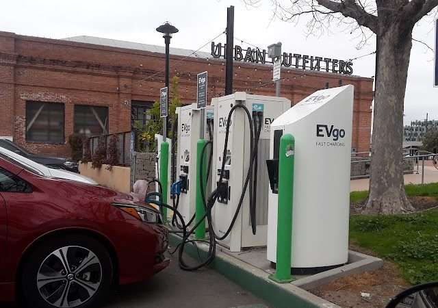 EVgo Charging Station in Emeryville California
