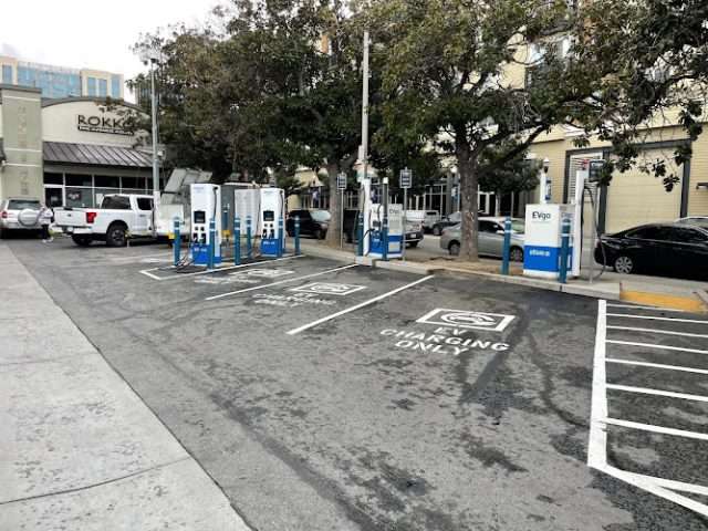EVgo Charging Station in Sunnyvale California