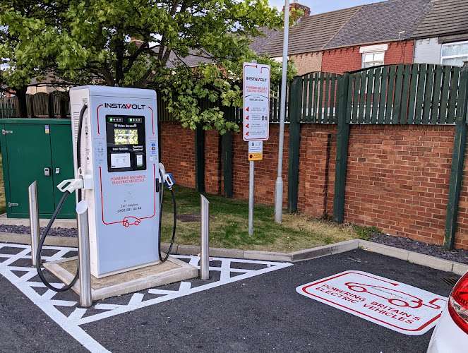 InstaVolt Charging Station EV Charging Station at REDCAR RETAIL PARK