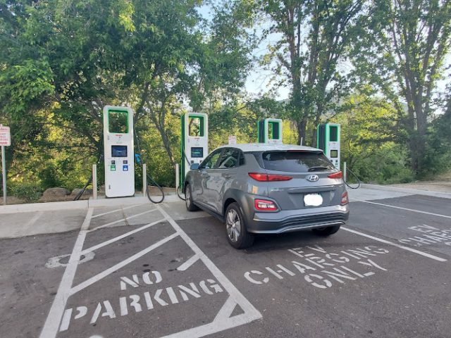 Electrify America Charging Station in Oakhurst California