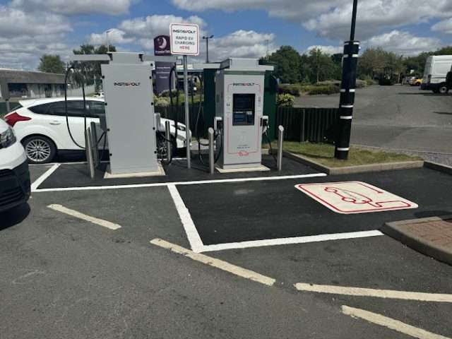 InstaVolt Charging Station in Kingswinford United Kingdom of Great Britain and Northern Ireland