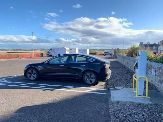 Chargeplace Scotland Charging Station in Lossiemouth United Kingdom of Great Britain and Northern Ireland