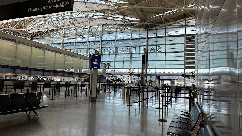 San Francisco International Airport EV Charging Station at San Francisco