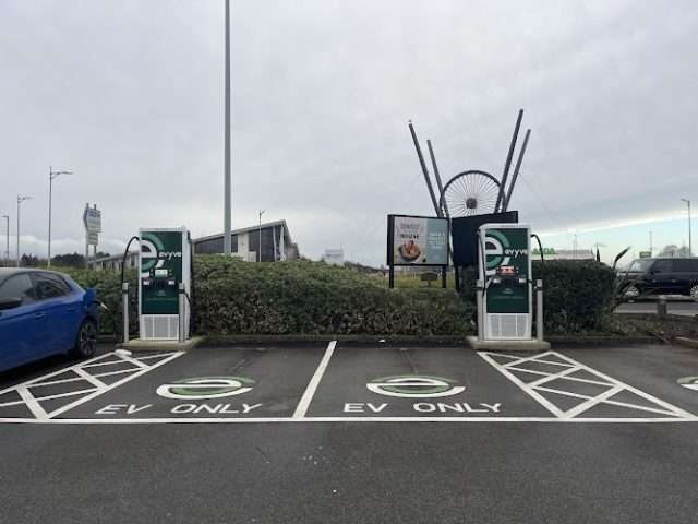 evyve Charging Station in Castleford United Kingdom of Great Britain and Northern Ireland