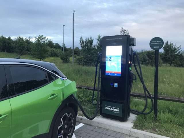 Swarco E.Connect Charging Station in Gloucester United Kingdom of Great Britain and Northern Ireland