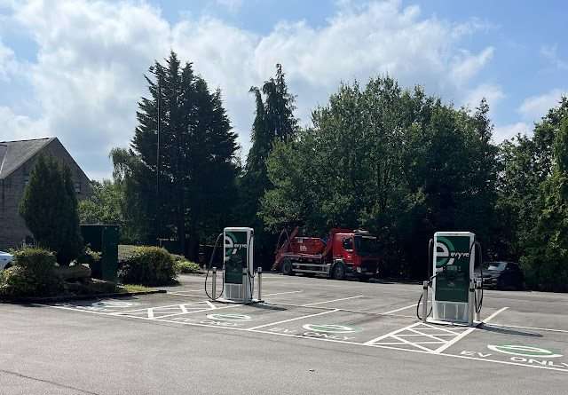 evyve Charging Station in Brighouse United Kingdom of Great Britain and Northern Ireland