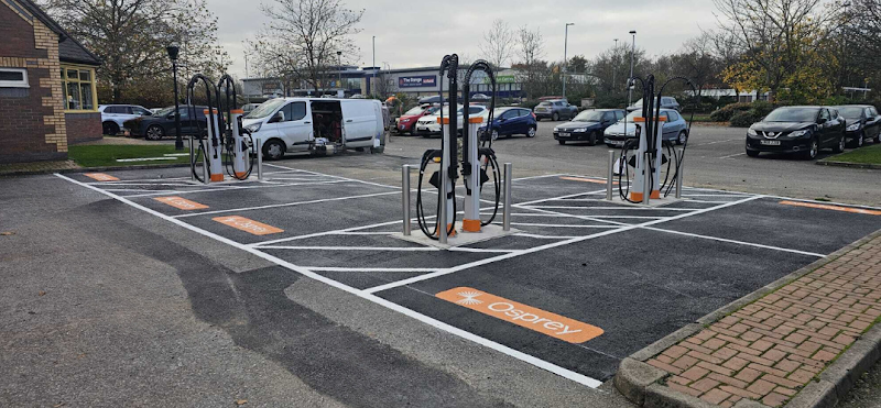 Osprey Charging Station EV Charging Station at Plas Coch Rd